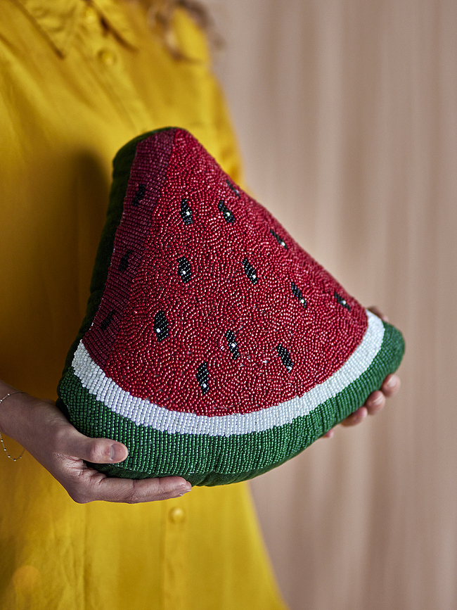 Cojín decorativo Senga, estampado sandía