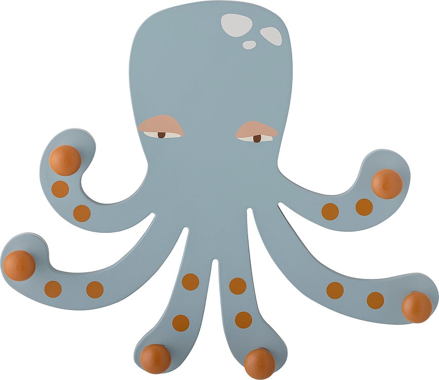 Colgador de pared Oswall, con diseño de pulpo