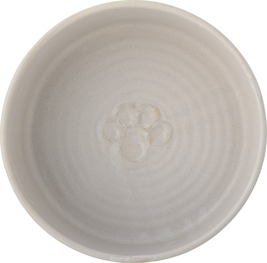 Comedero para perro Buddy Pet, 17,5 cm, beige claro