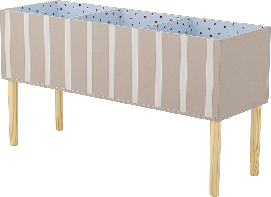 Contenedor de Almacenamiento Salam, para libros y juguetes, 90 cm