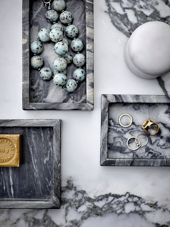 Contenedor Lira, 9 cm, blanco