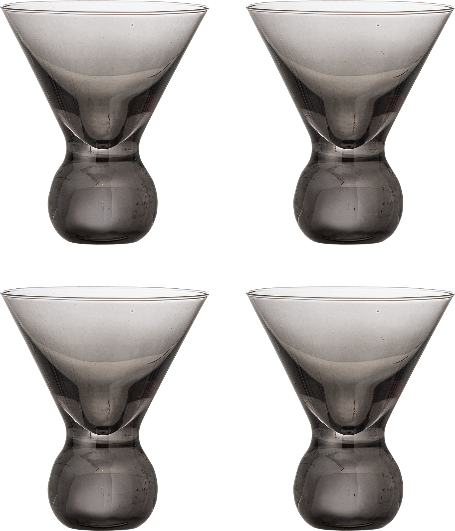 Corliss Cocktailgläser 165 ml, grau, 4 St.