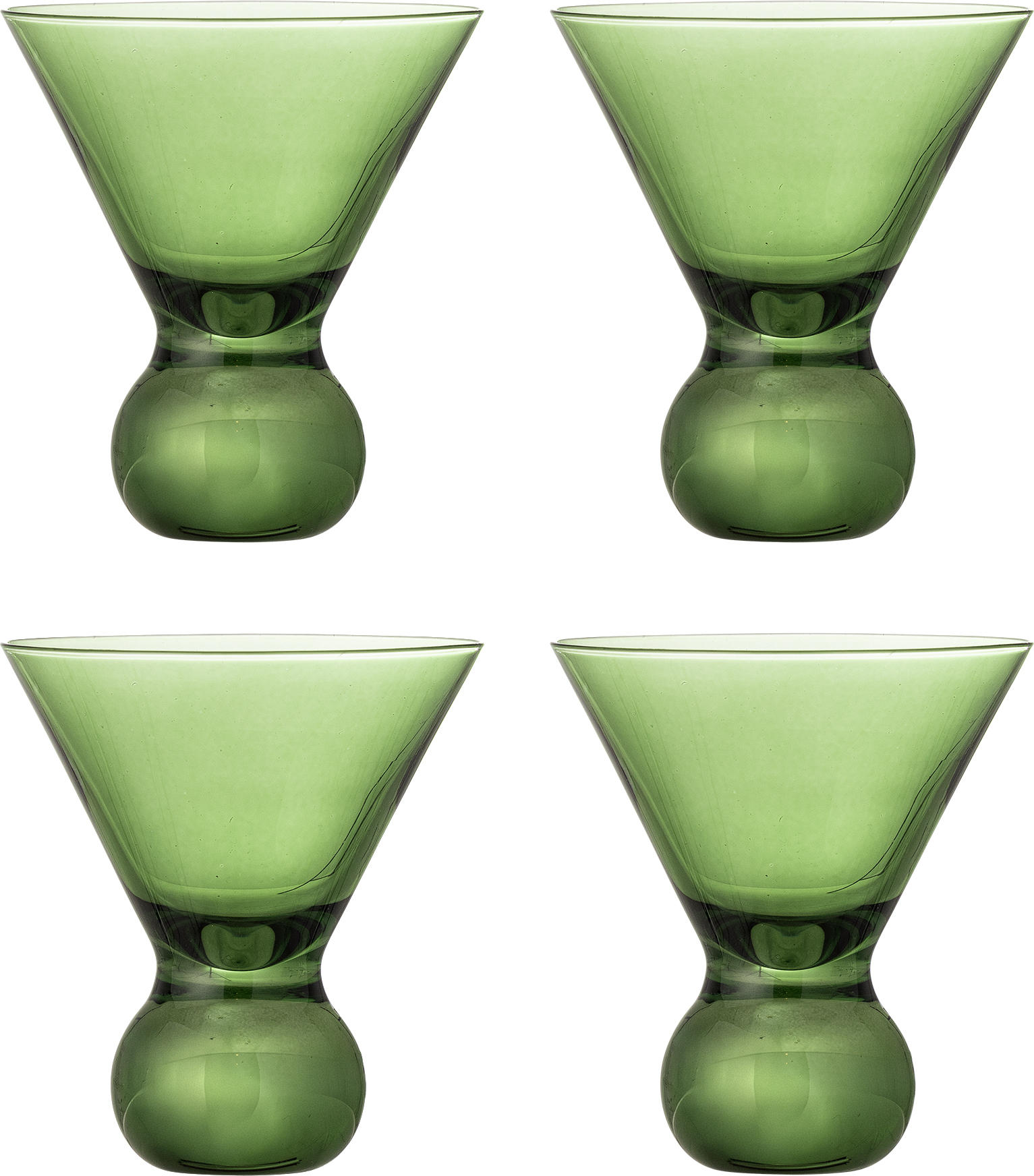 Corliss Cocktailgläser 165 ml, grün, 4 St.