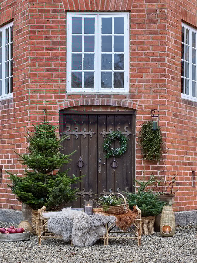 Corona navideña Cedar, 50 cm