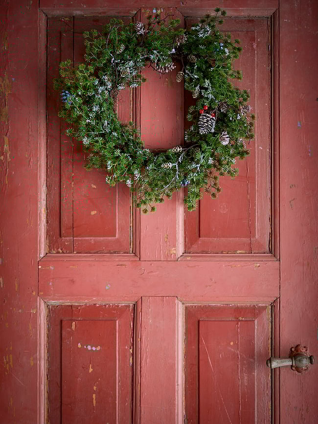 Corona navideña Cedar, 50 cm