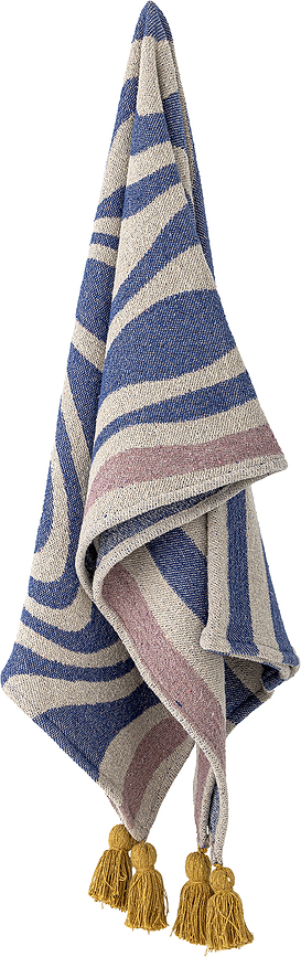 Couverture Arlie 130 x 160 cm, bleue