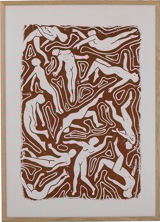 Cuadro enmarcado Ciron, 52 x 72 cm