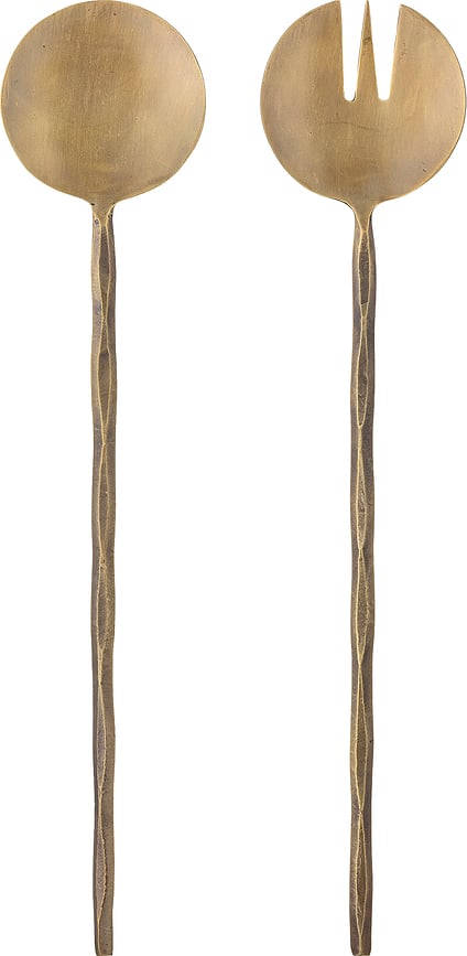 Cubiertos para Ensalada de latón Gaith, Set de 2 piezas