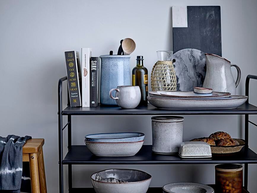 Cuchara de madera de caucho Bloomingville, 28,5 cm