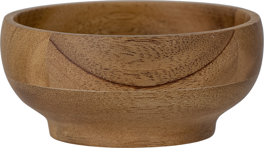 Cuenco de madera de caoba Zeline, 15 cm