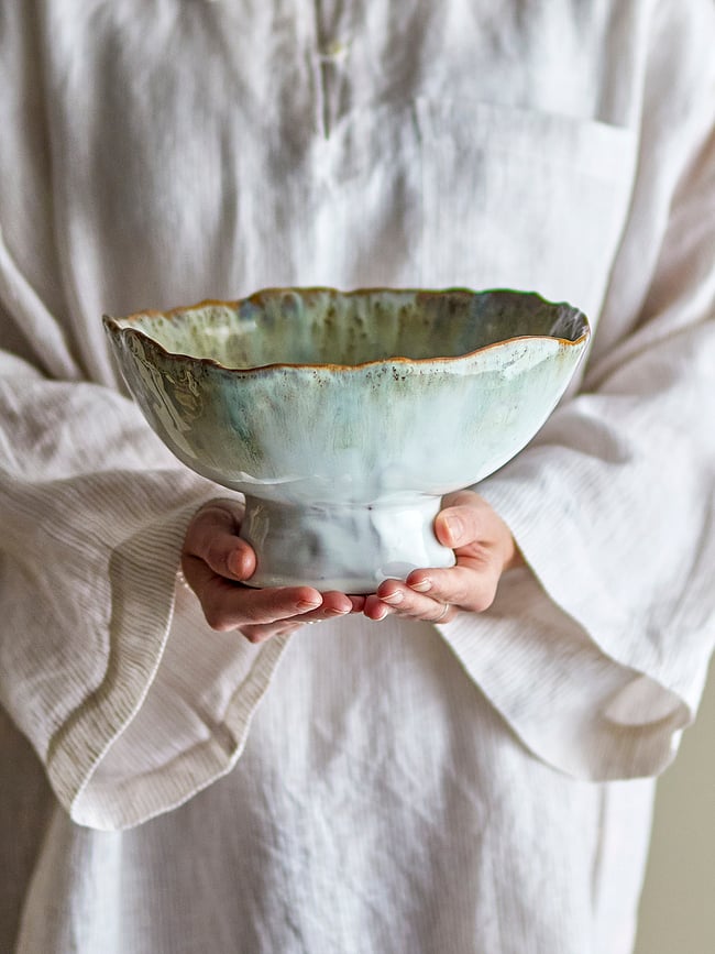 Cuenco decorativo Joby, 24 cm, verde