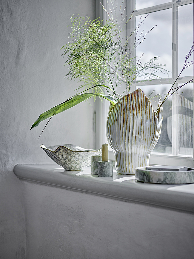 Cuenco decorativo Lennon, 27 cm, gris