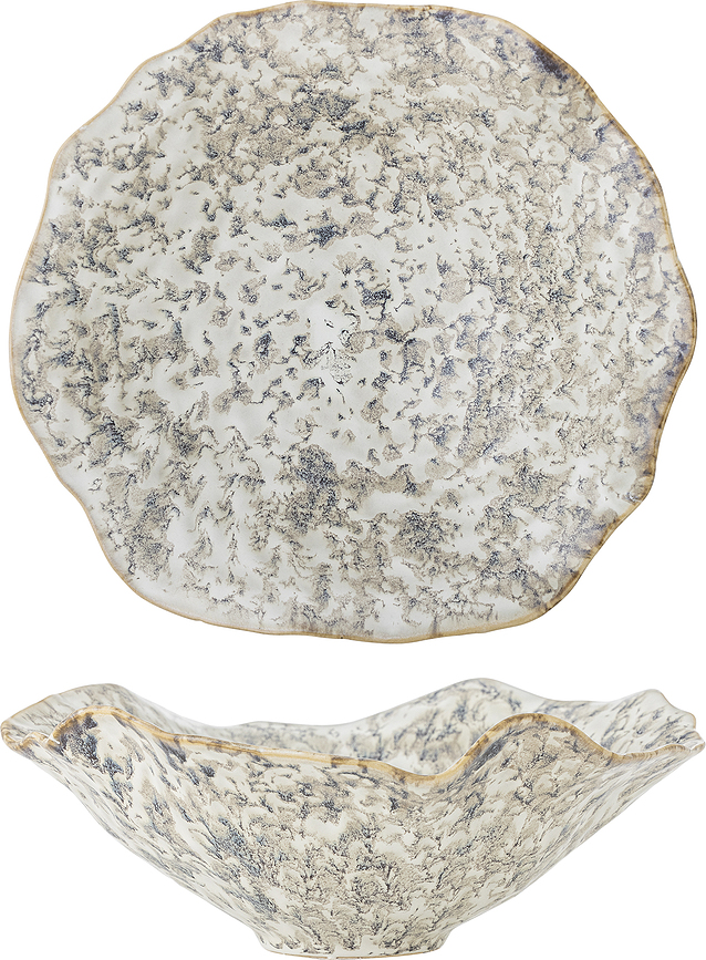 Cuenco decorativo Lennon, 27 cm, gris