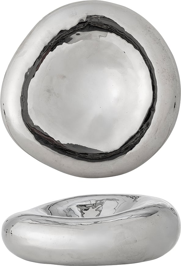 Cuenco decorativo Shine 18 cm, plateado