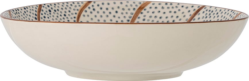 Cuenco Heikki, 32 cm, marrón y azul