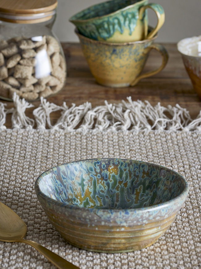 Cuenco Milani 300 ml, marrón y azul