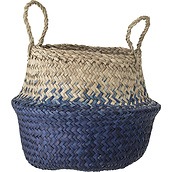 Daiktų saugojimo krepšys Kiafillippa iš jūrinės žolės mėlynos spalvos