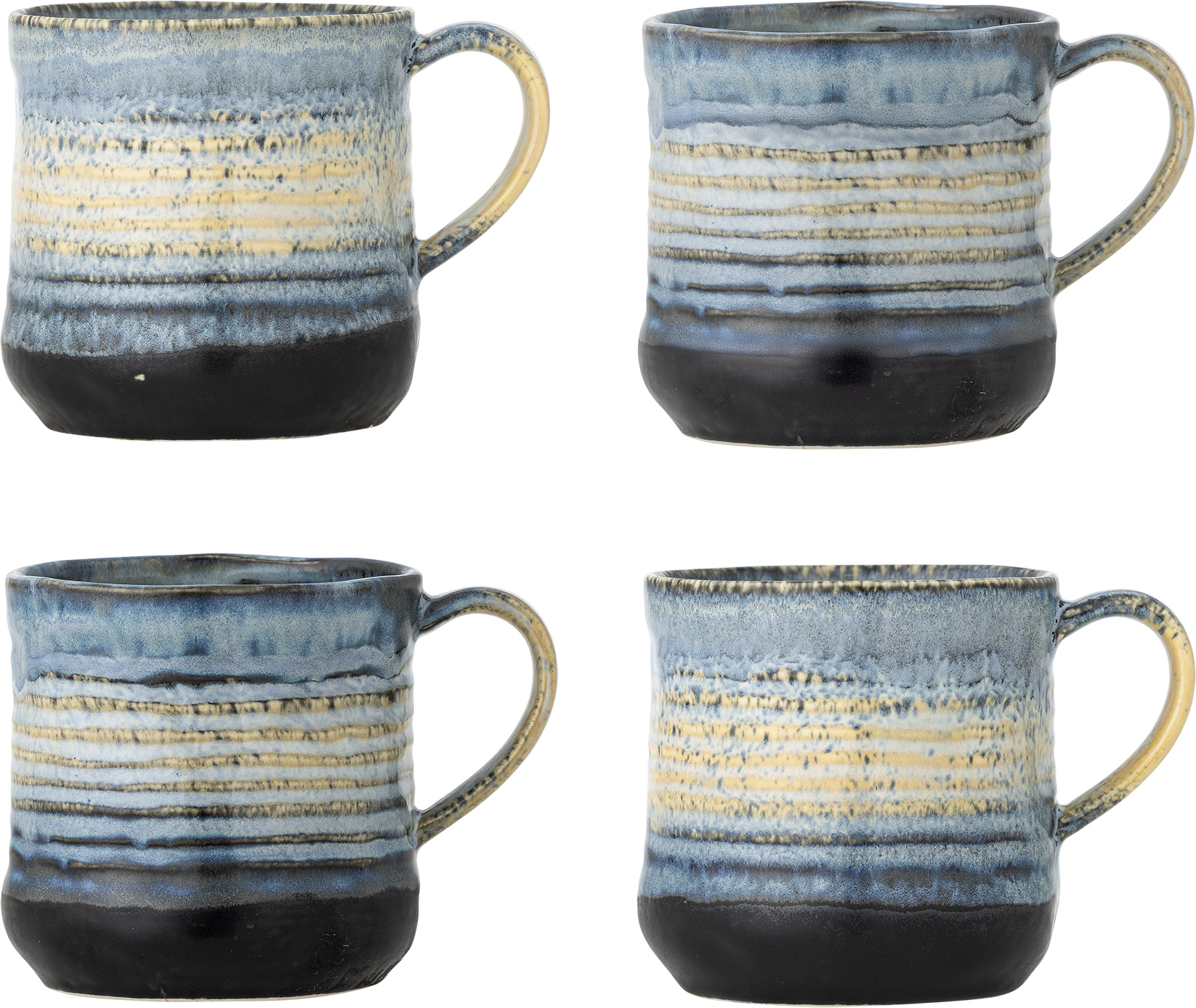 Deana Tassen 380 ml, blau, 4 St.
