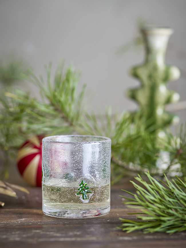 Debra Verre de Noël à motif cœurs, 370 ml