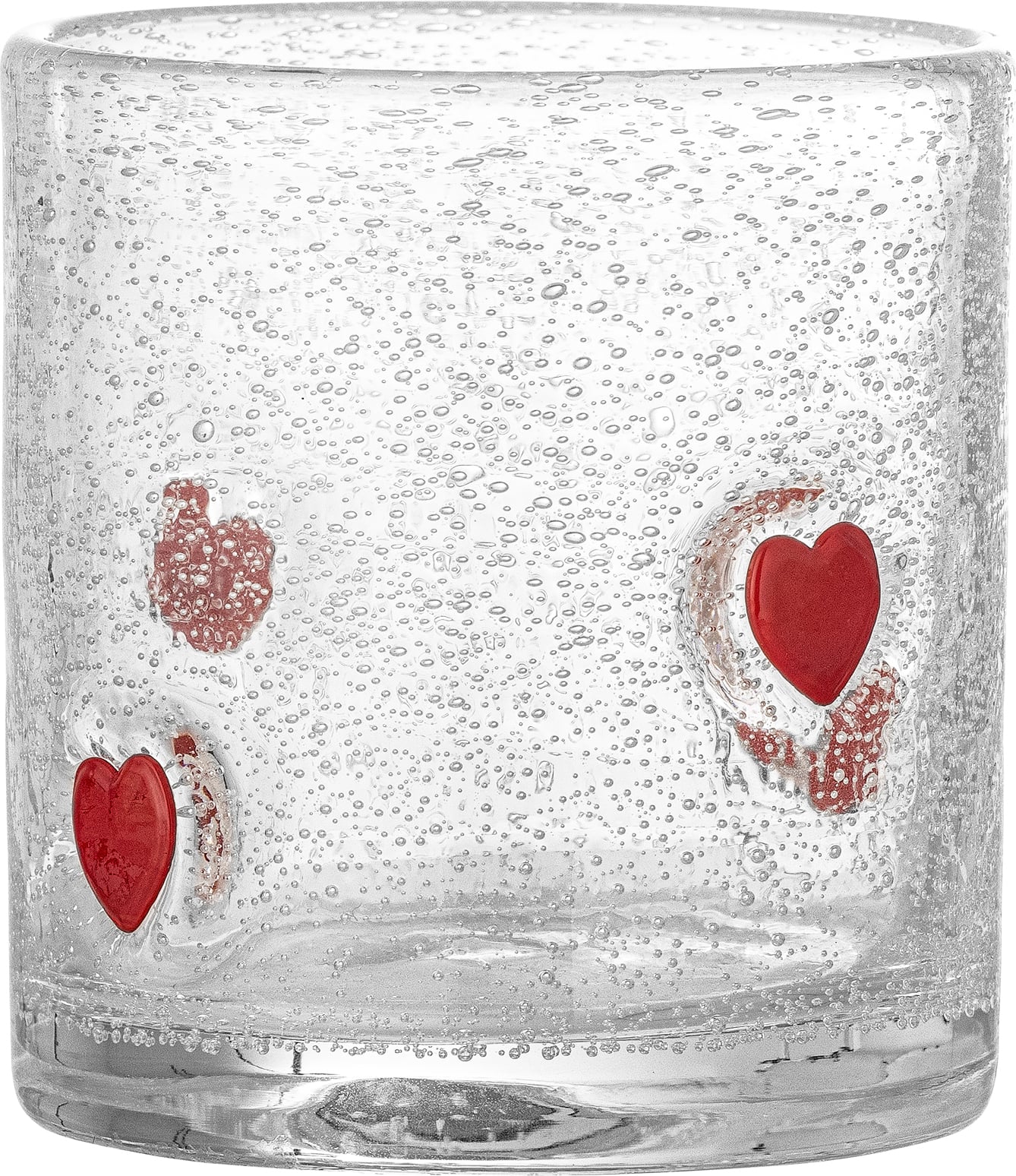 Debra Weihnachtsglas, Herzen, 370 ml