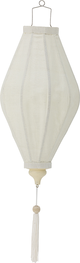 Décoration à suspendre Pomp 50 cm, blanche