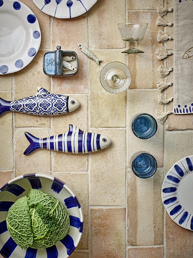 Décoration murale Dunne I poissons, lot de 2