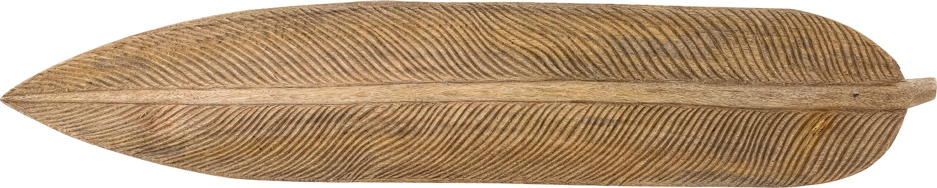 Dekoracja Eleea pióro 76 cm z drewna mango