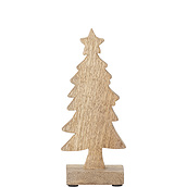 Dekoracja świąteczna Ronas choinka 20 cm z drewna mango