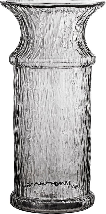 Dida Vaza 38 cm staklena siva
