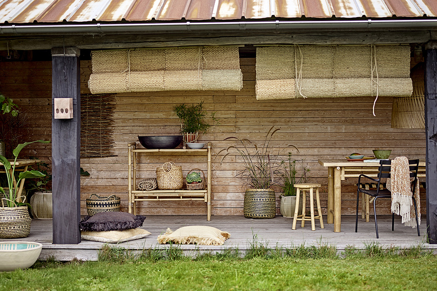 Diora Paniers de Rangement, en jonc de mer, Lot de 2