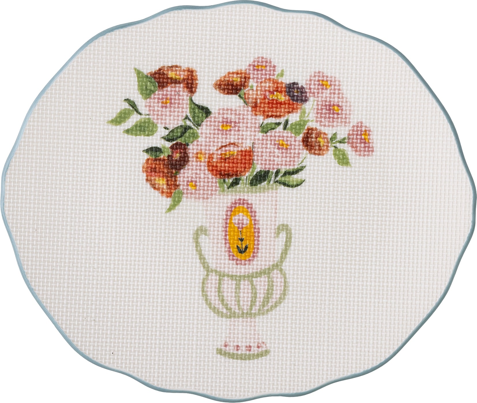 Dorothy Frühstücksteller 20 cm weiß und blau