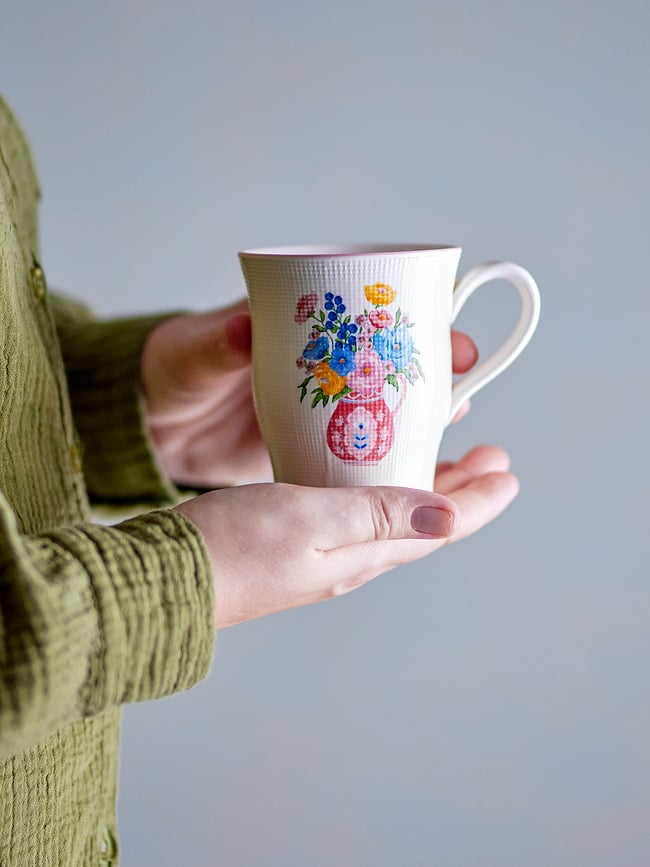 Dorothy Skodelica, 310 ml, belo-modra