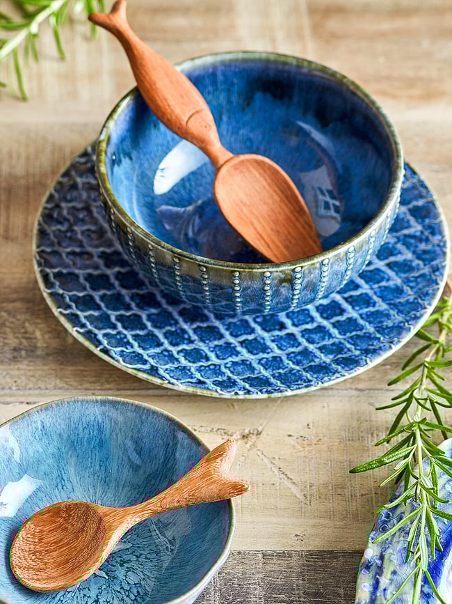 Dova Žličice smeđe akacijino drvo 2 kom.