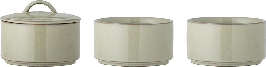 Ebba Bols avec couvercle, Lot de 3