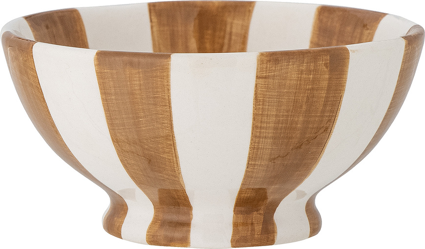 Eja Bougeoir pour bougie classique, blanc et marron