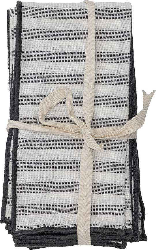 Eleonora Serviettes de table 45 x 45 cm, Lot de 4