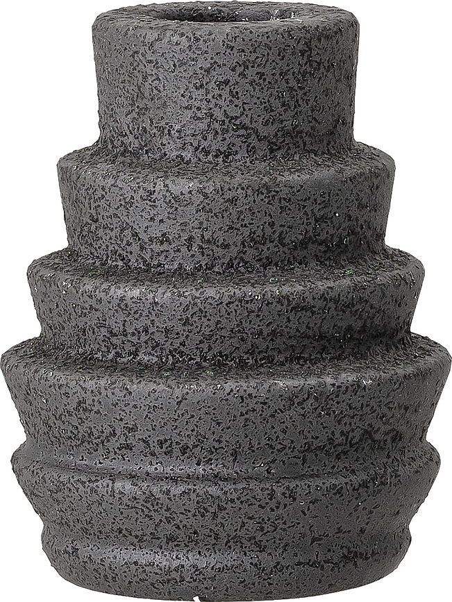 Emin Bougeoir pour bougie classique, 9 cm, noir