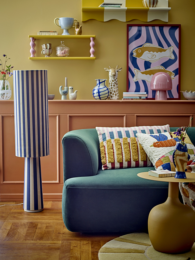 Emmie Podna Lampa 120 cm bež plava