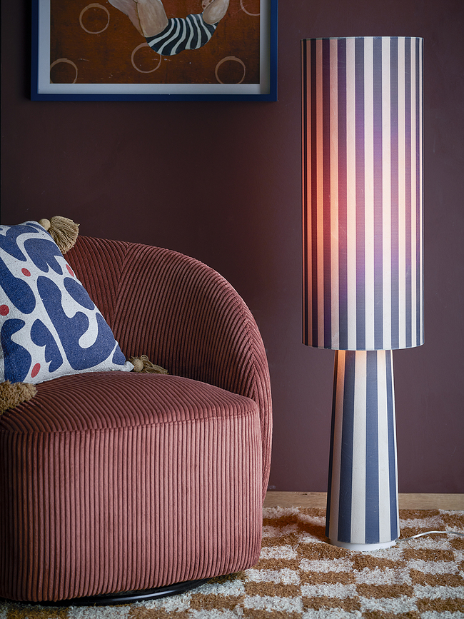 Emmie Podna Lampa 120 cm bež plava