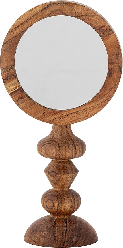 Espejo cosmético Malukka, 40 cm, marrón