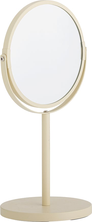 Espejo de Maquillaje con aumento x2 Milde, 35 cm, beige