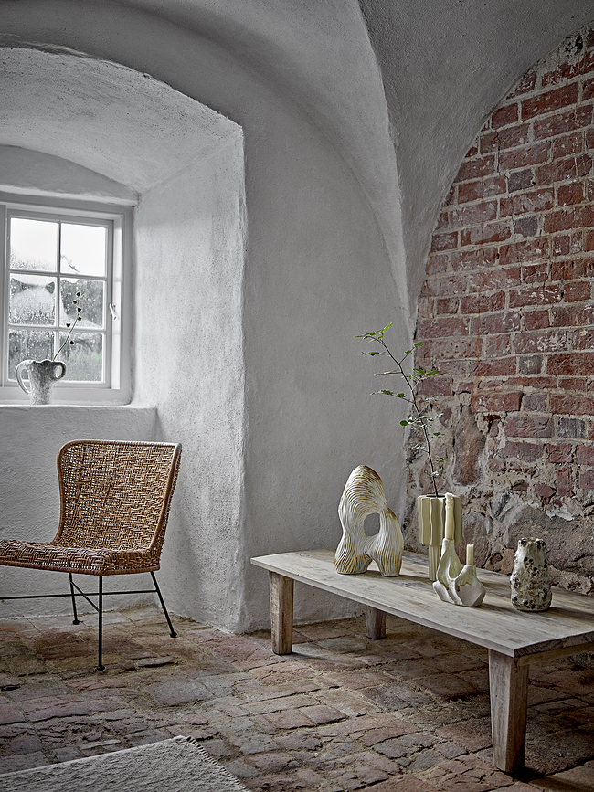 Eviella Διακοσμητική Φιγούρα, 38 cm, μπεζ