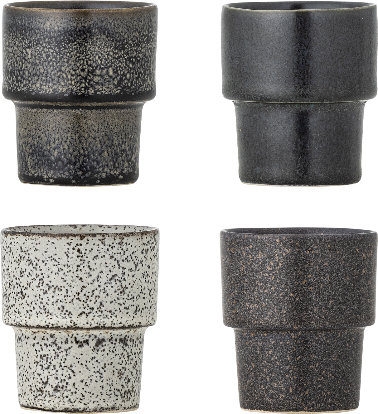 Ewan Espressotassen 75 ml, Erdfarben, 4 St.