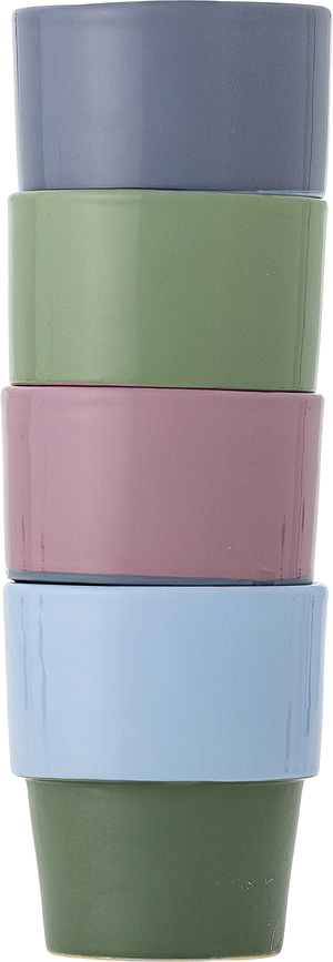 Ewan Mugs glazed, 4 pcs.