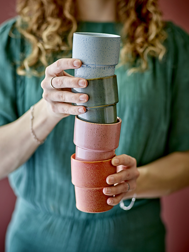 Ewan Tasses 150 ml, multicolores, Lot de 4