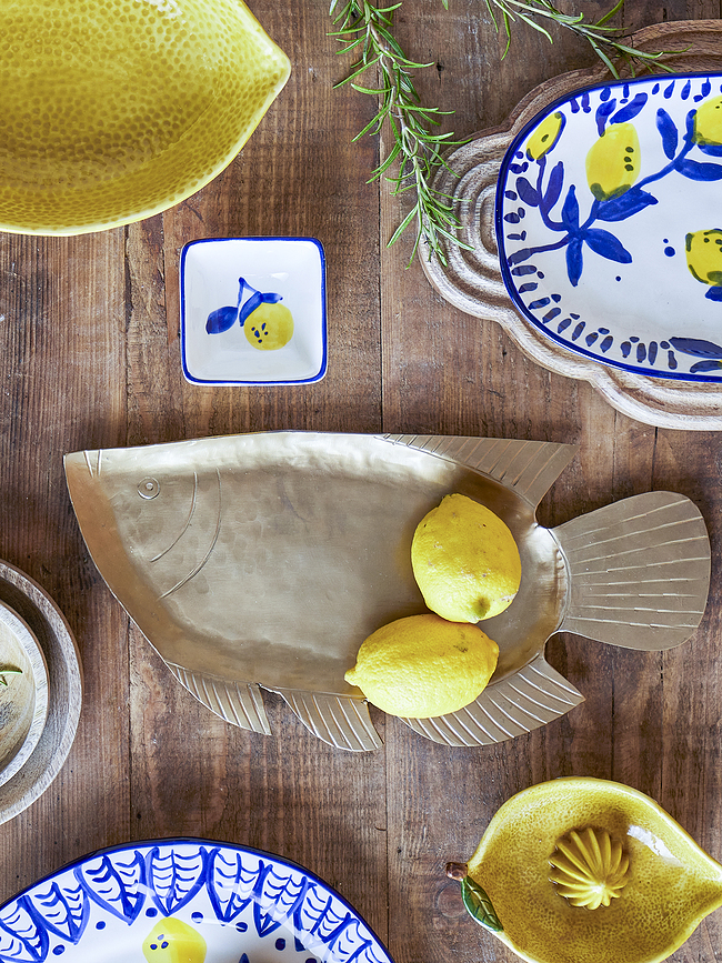 Fabius Δίσκος Διακοσμητικός, 35,5 cm, χρυσός, μεταλλικός