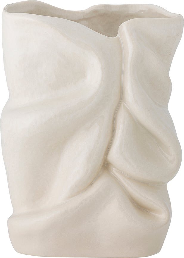 Fabrice Vase 21,5 cm weiß