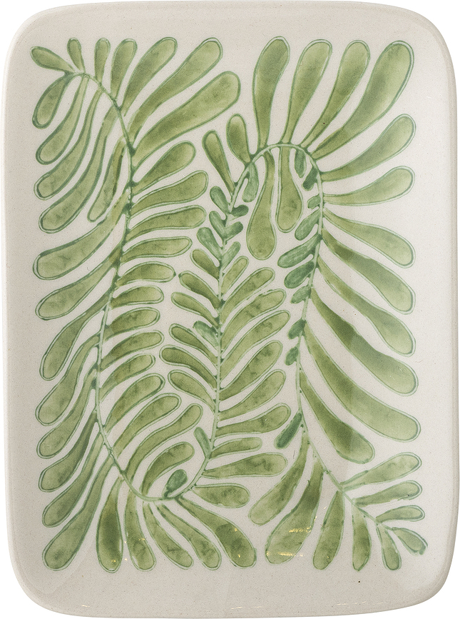 Fauni Serveringsfat 11,5 x 15 cm, grön