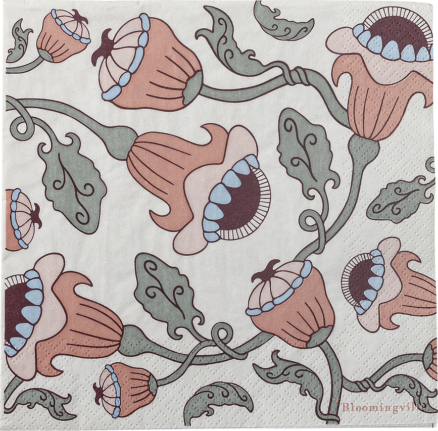 Fazila Serviettes En Papier, 33 x 33 cm, Lot de 20