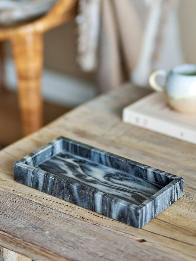 Feliza Pladanj 25 cm sivi mramorni